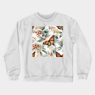 Monarch Butterflies Watercolor 18 Crewneck Sweatshirt